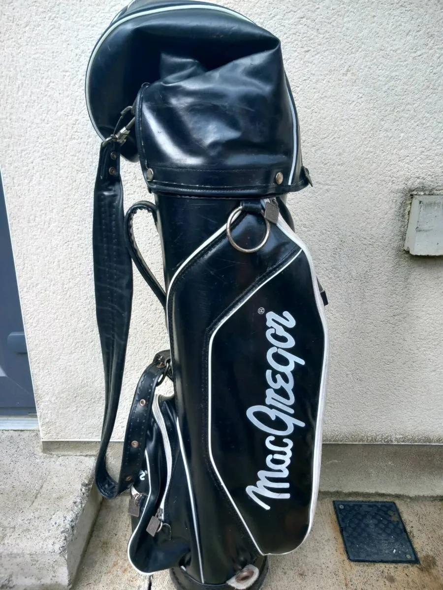 McGregor leather golf bag - Image 1
