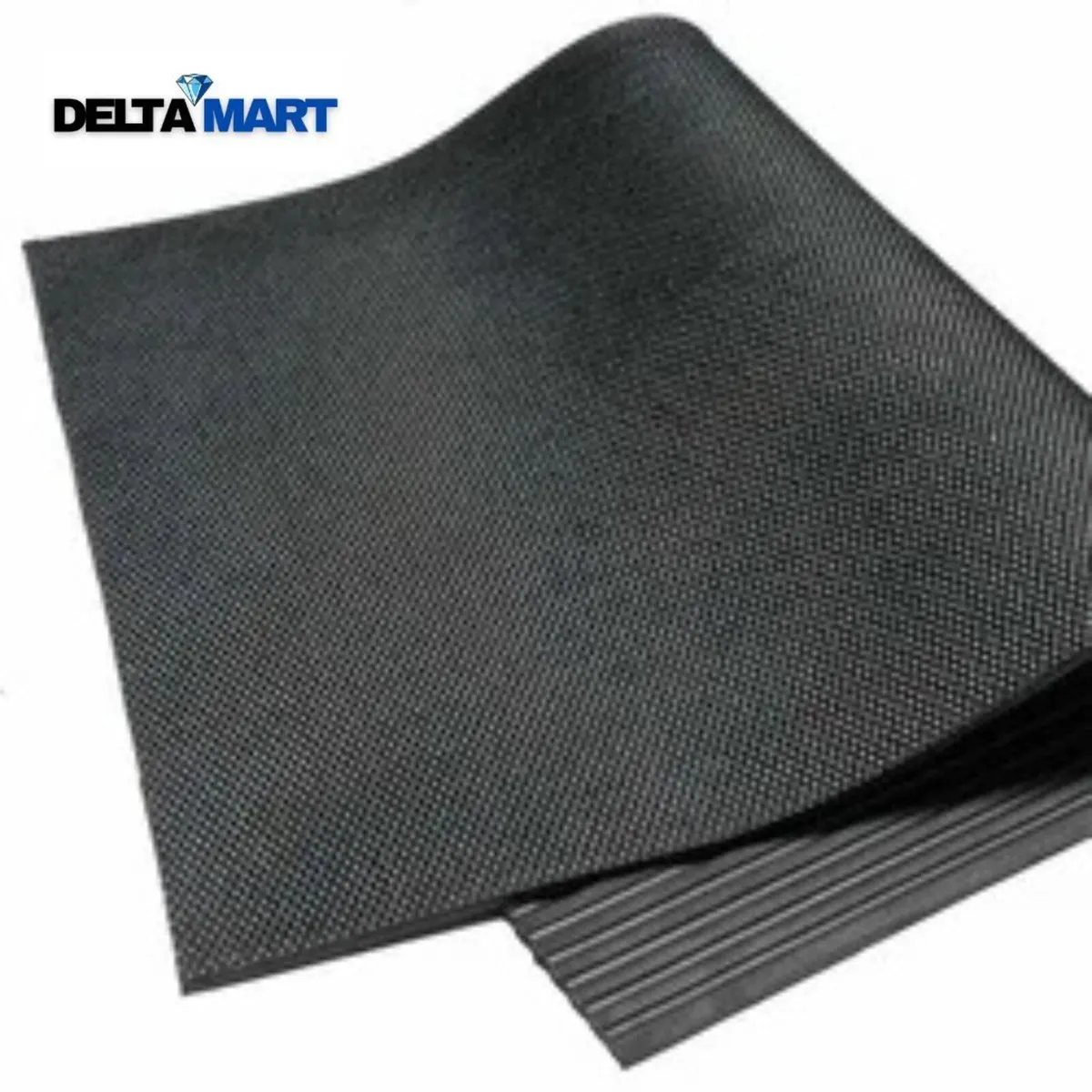 12mm Hammer Top Rubber Mat – Heavy Duty Gym - Image 2