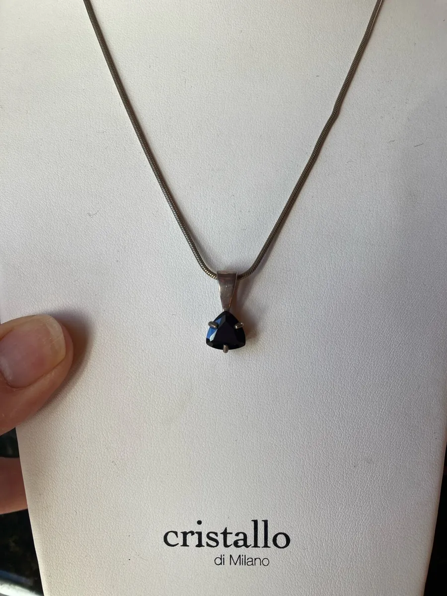 Sterling Silver pendant and chain - Image 1