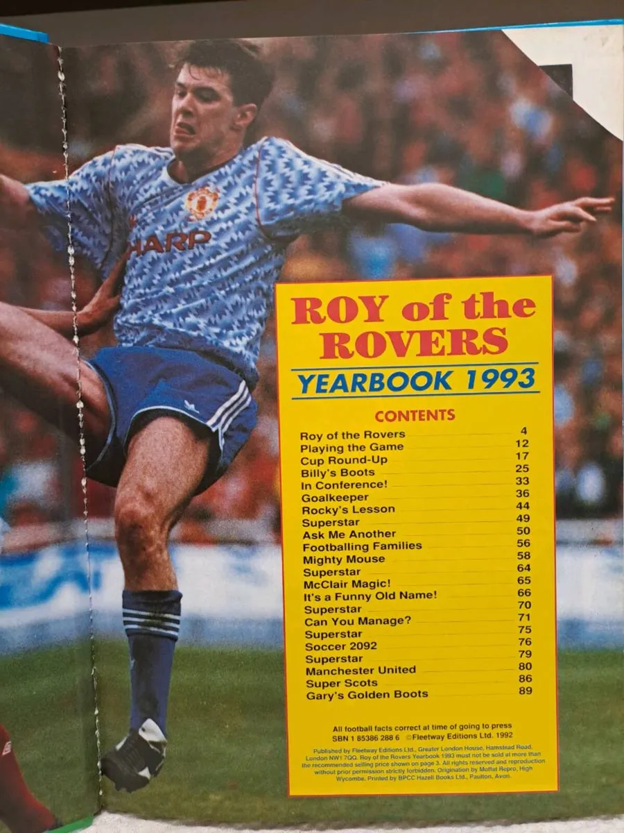 Roy of the Rovers Yearbook 1993 - Image 4