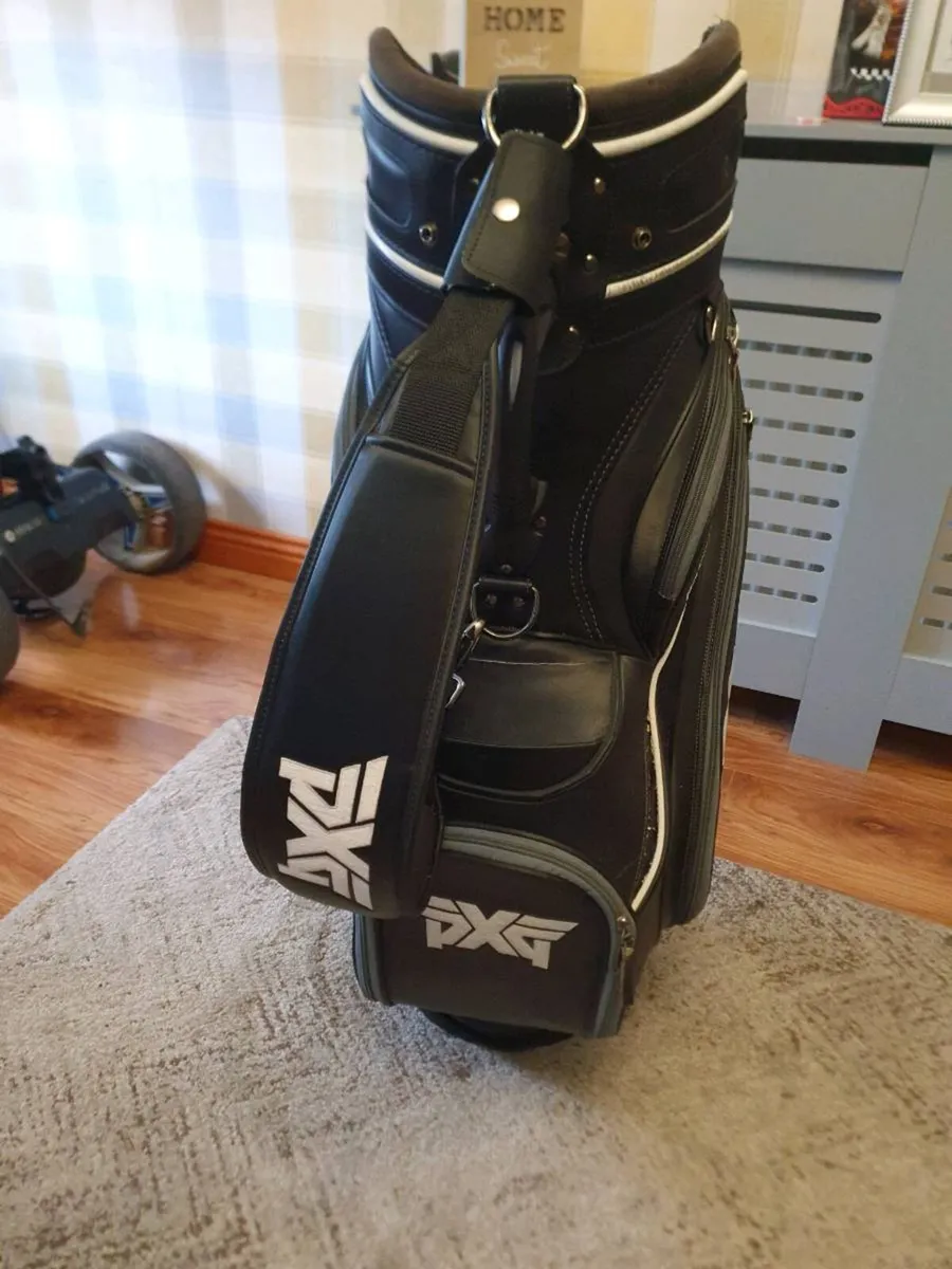 Pxg tour leather cart bag - Image 4
