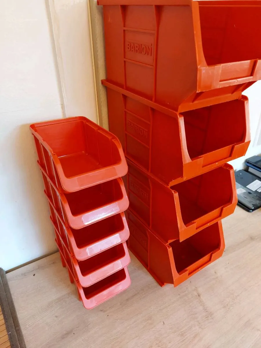 Barton Plastic storage bins. - Image 2