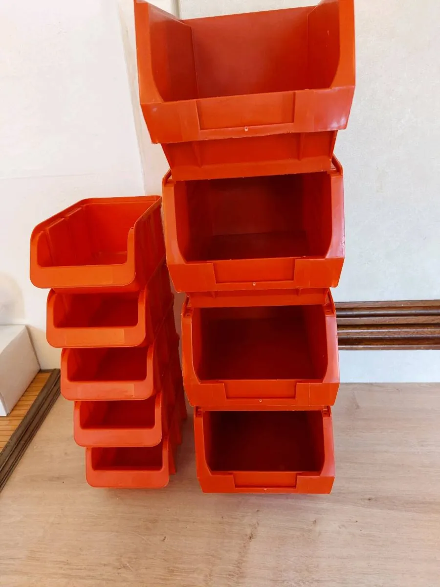 Barton Plastic storage bins. - Image 1