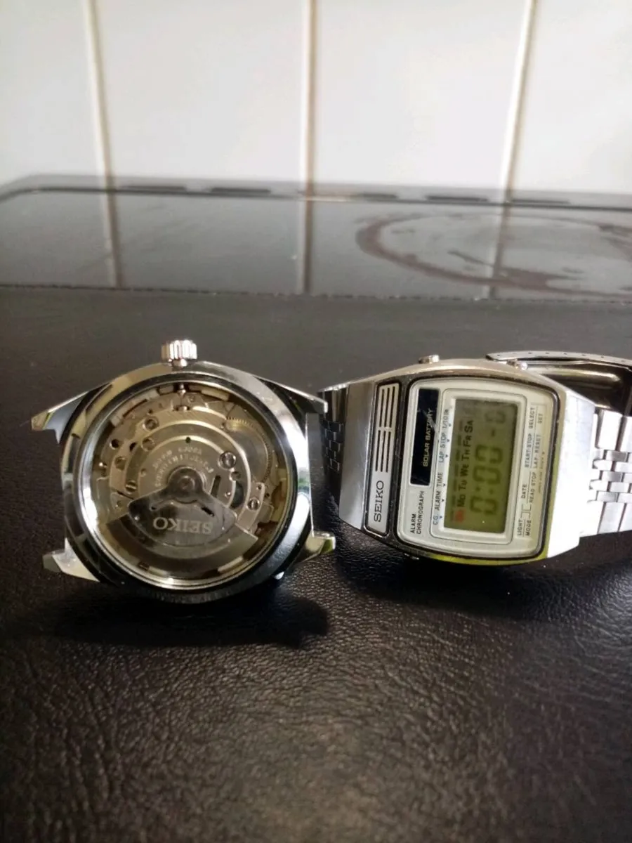 2 Vintage Seiko watches, Working - Image 4