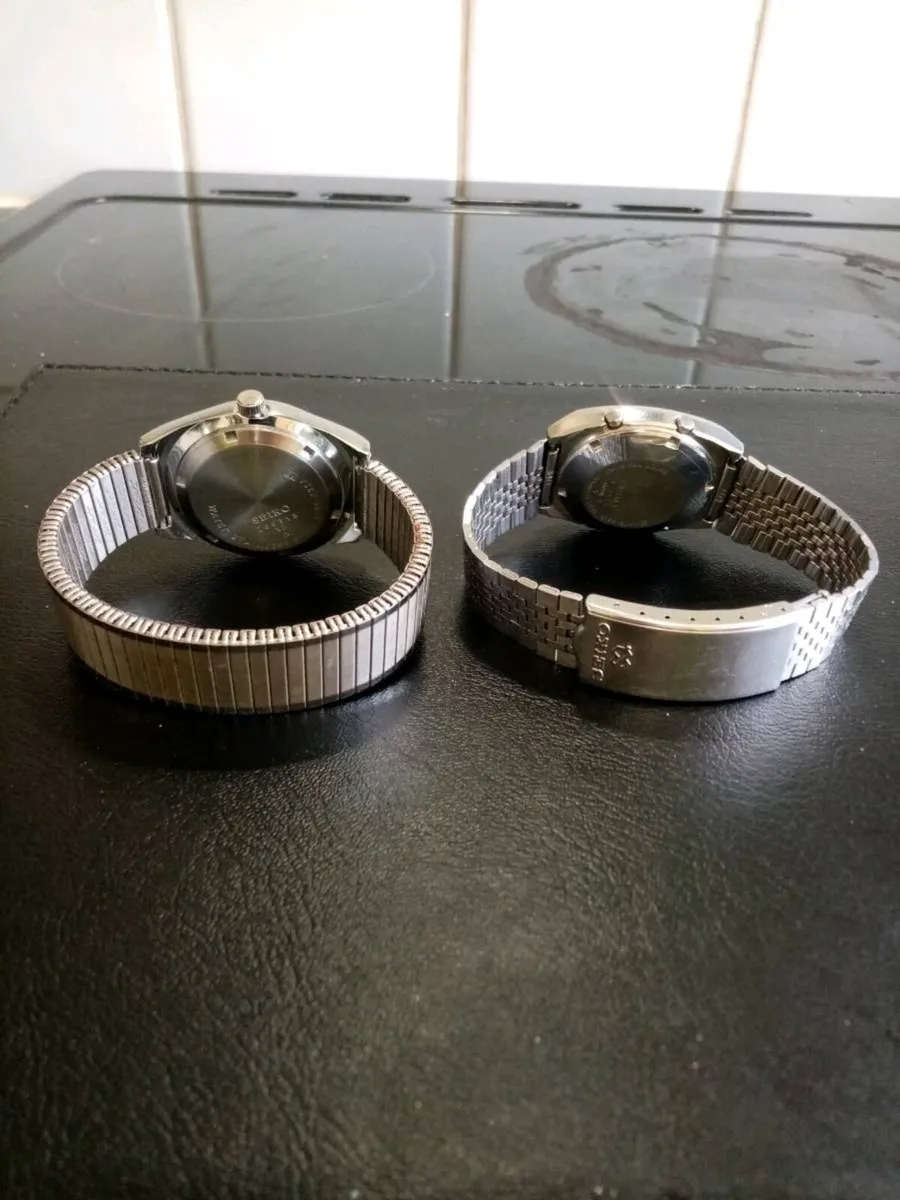 2 Vintage Seiko watches, Working - Image 2