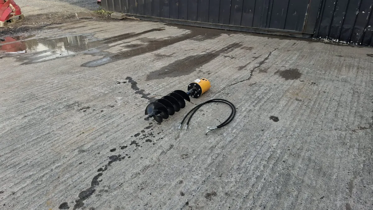Hydraulic Auger – To Suit Mini Digger - Image 3