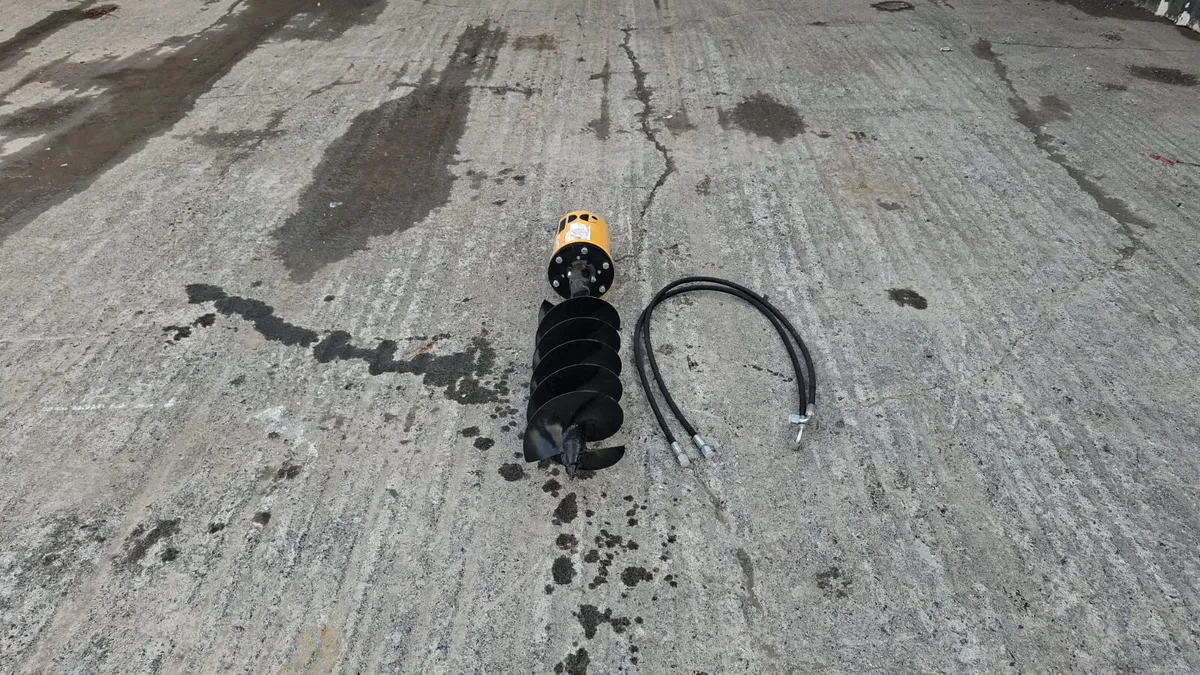 Hydraulic Auger – To Suit Mini Digger - Image 2