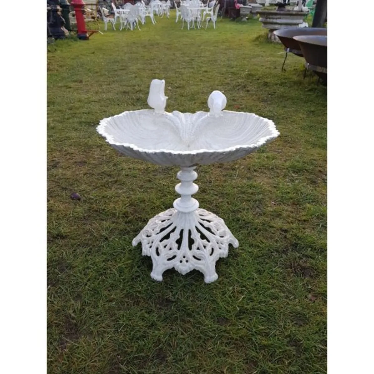 Cast Iron Bird Bath – Medium – H34 - Image 1