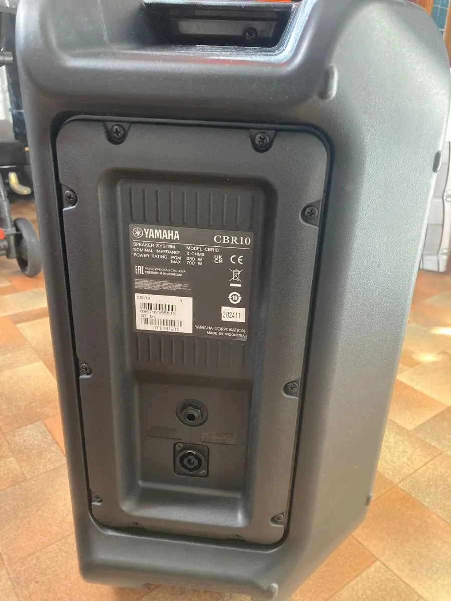 Yamaha CBR10 10'' Passive PA Speaker and Amplifier - Image 3