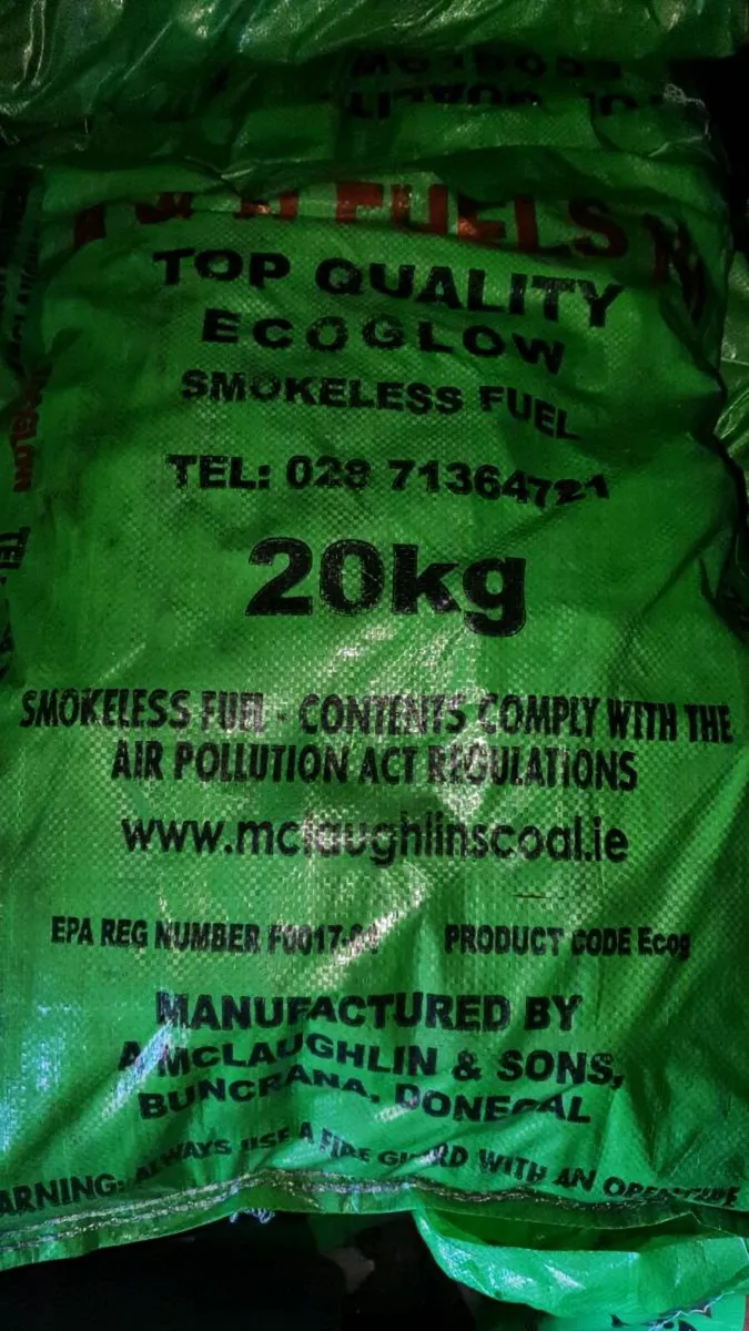 Smokeless Coal Eco Glow 20kg Bags Bulk Deal - Image 1