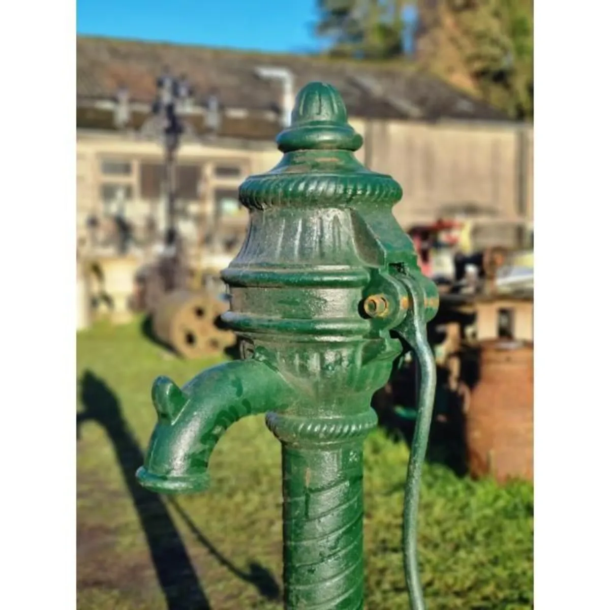 Cast Iron Pump Square Base H415 - Image 2