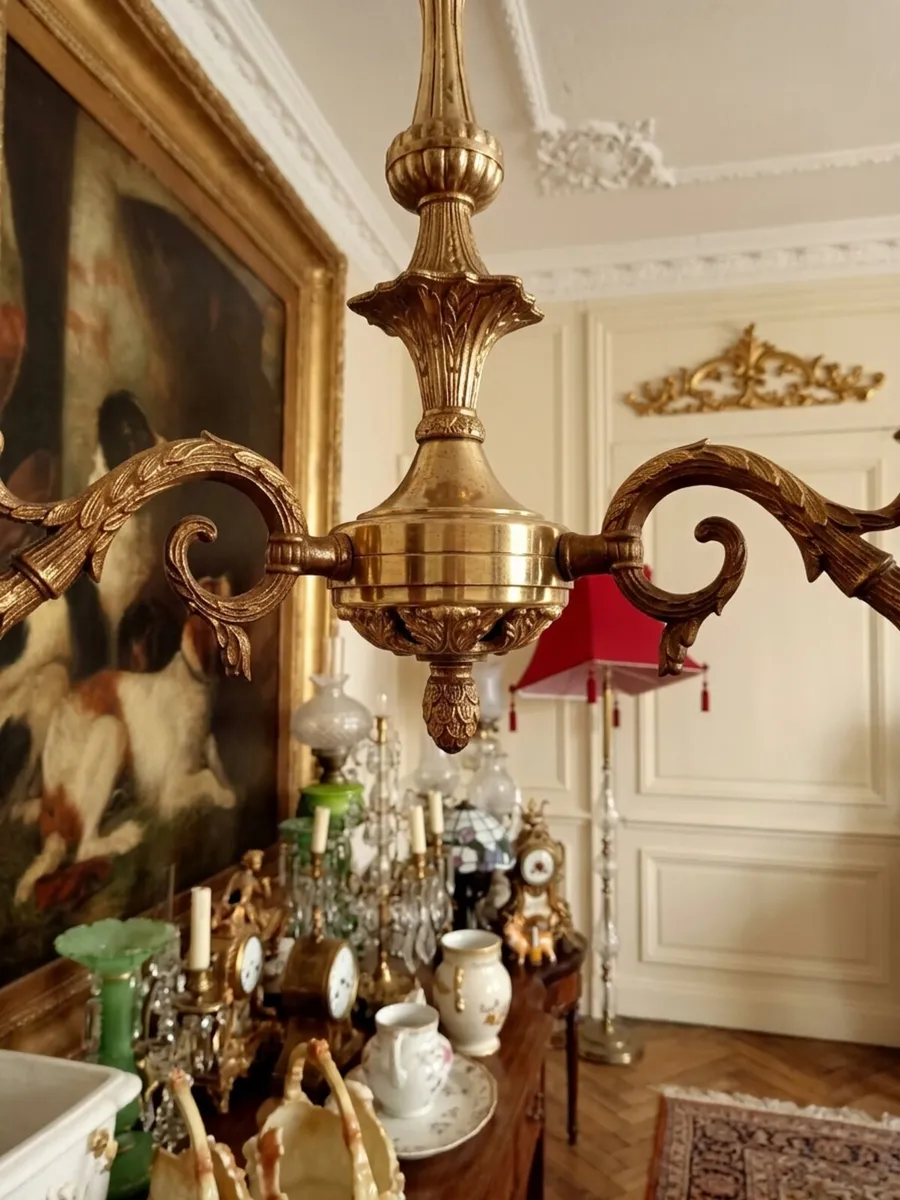 Rococco chandelier postage available - Image 4