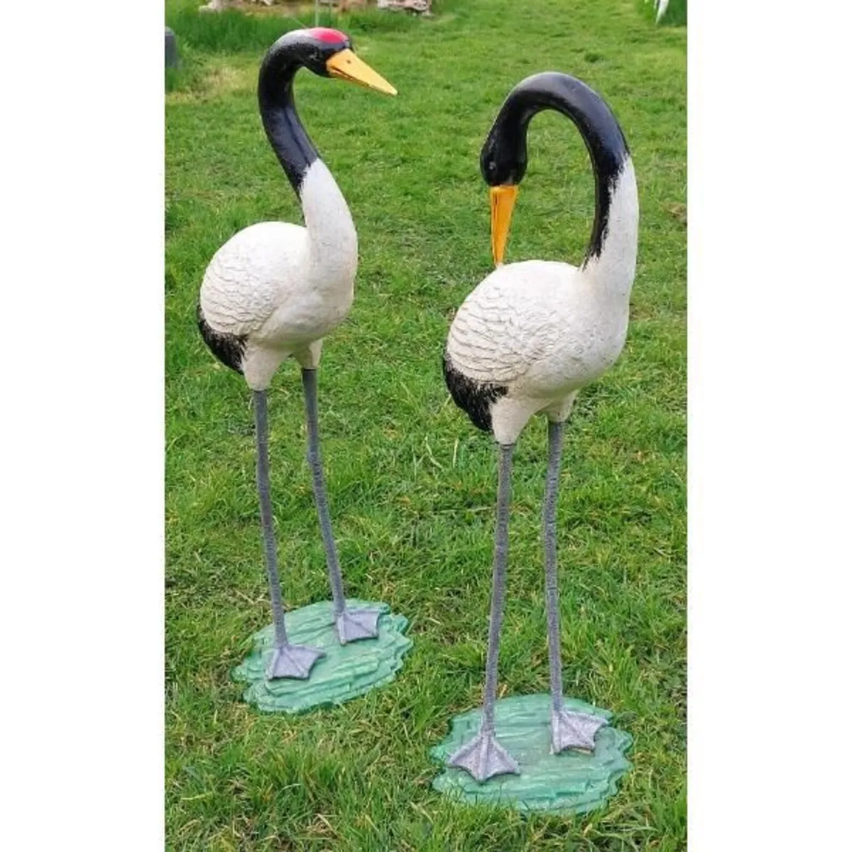 Crane Pairs – Black & White – H93 - Image 1