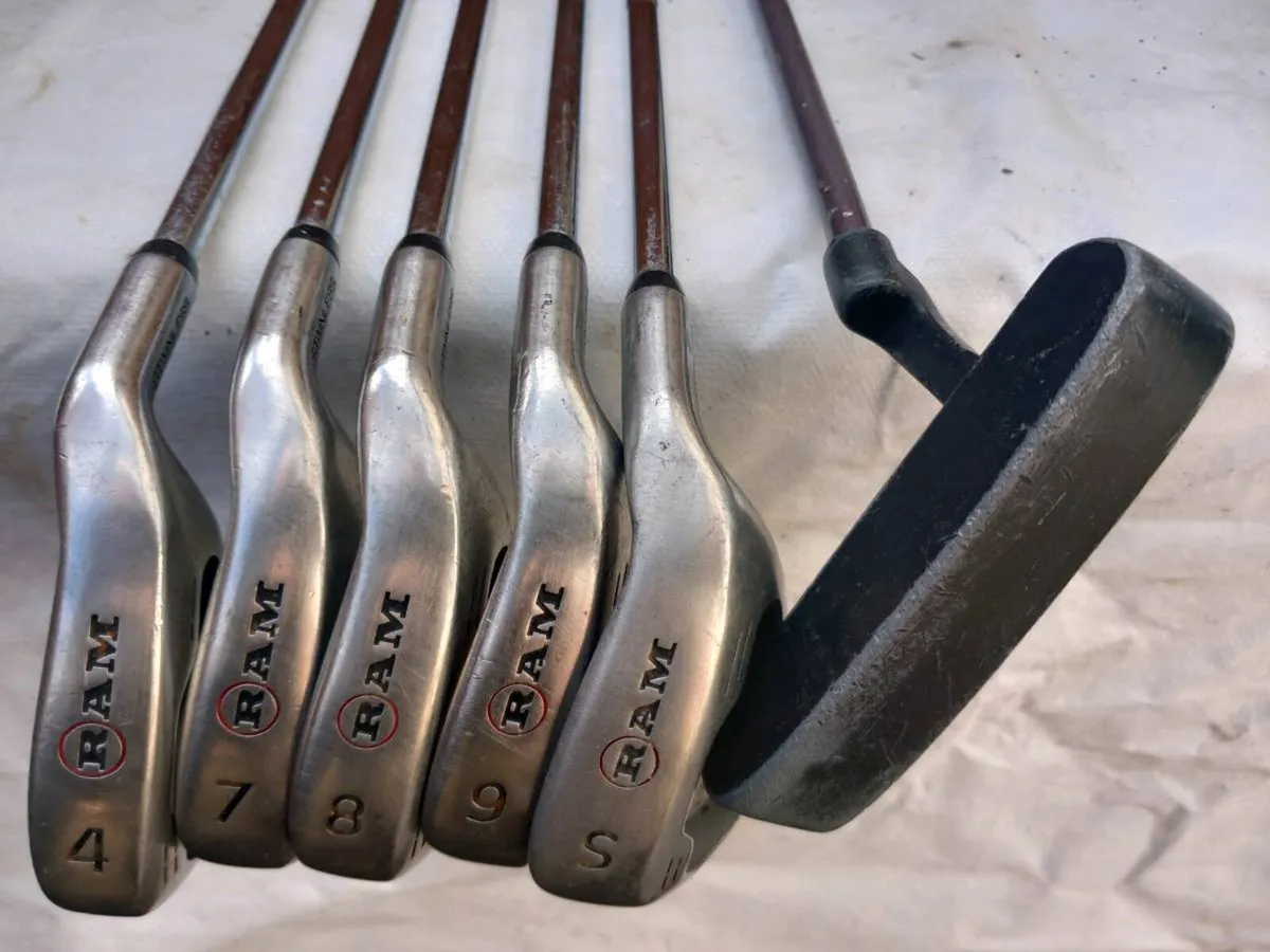 Ram golf irons and putter.  Right handed clubs - Image 3