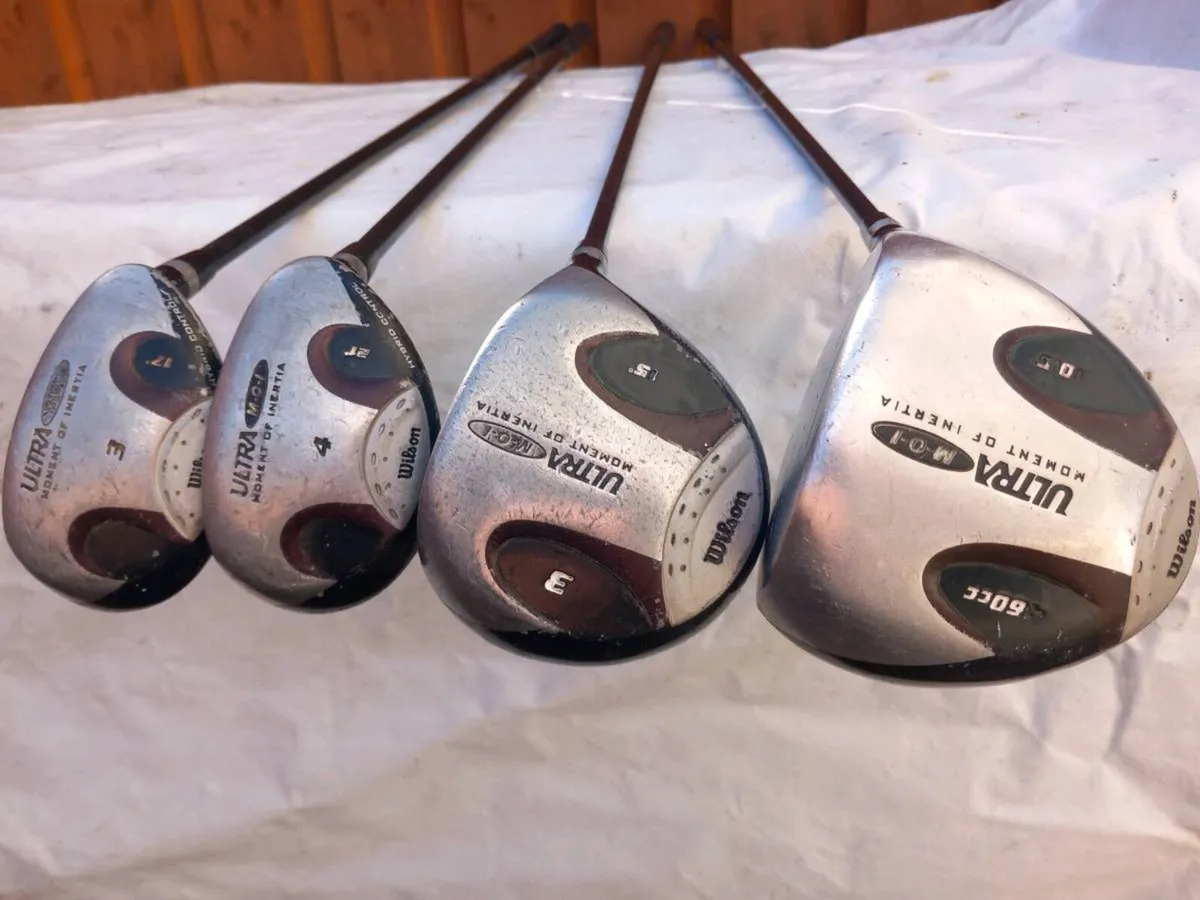 Wilson golf driver and woods.  Right handed clubs - Image 1