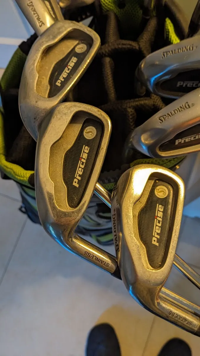 Left Hand Spalding Precise Golf Clubs - Image 2