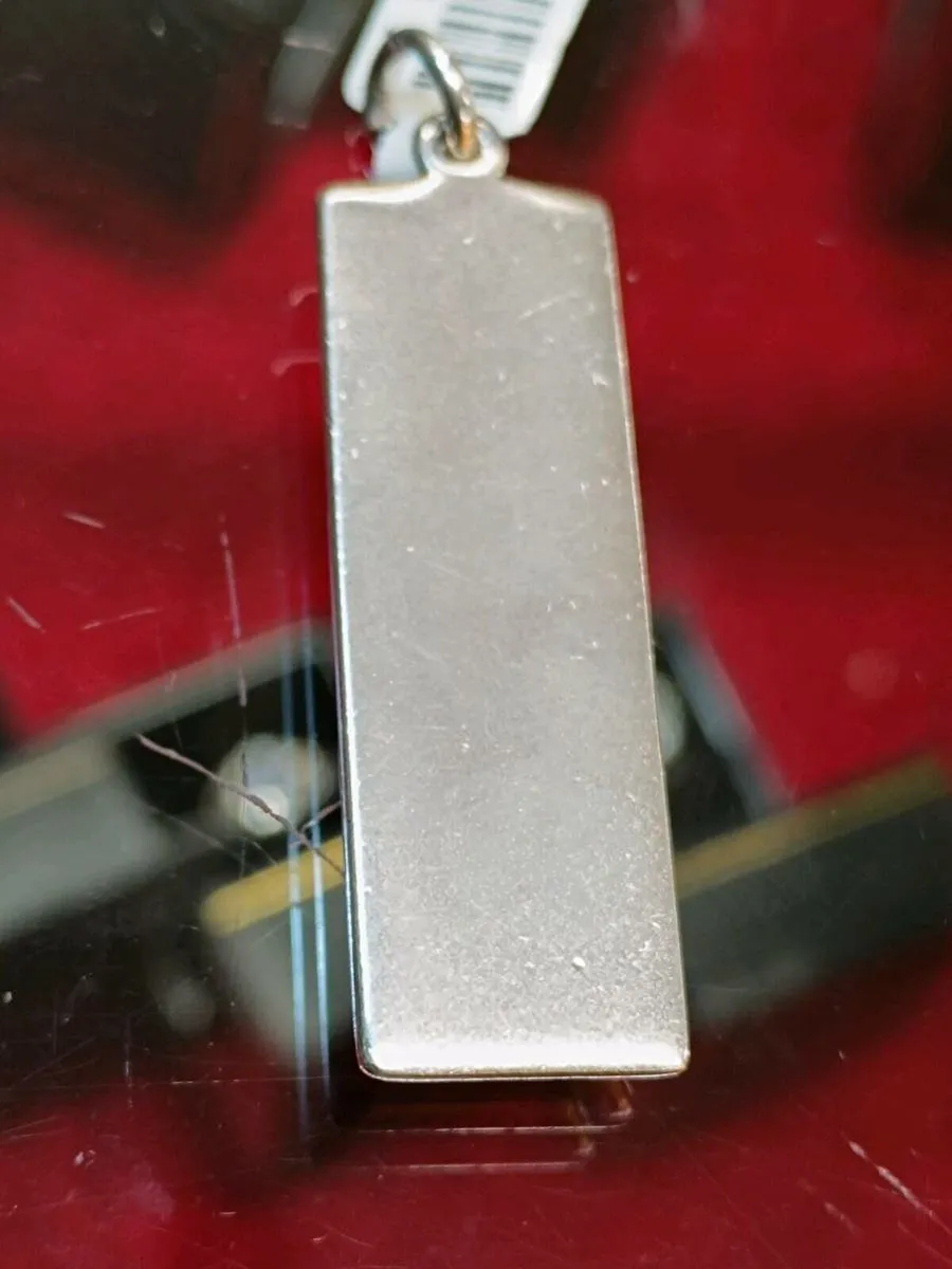 Sterling Silver Inglot Bar Pendant - Image 4