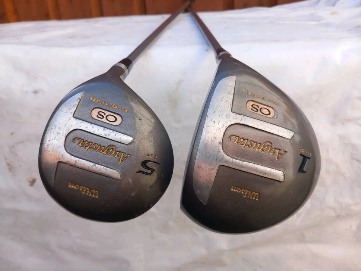 Wilson golf driver and 5 wood. - Image 1