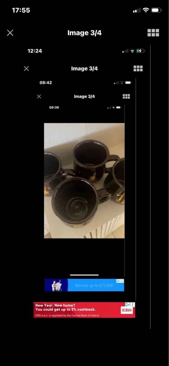 Very Rare Baileys Coffee Mugs (4) - Image 3