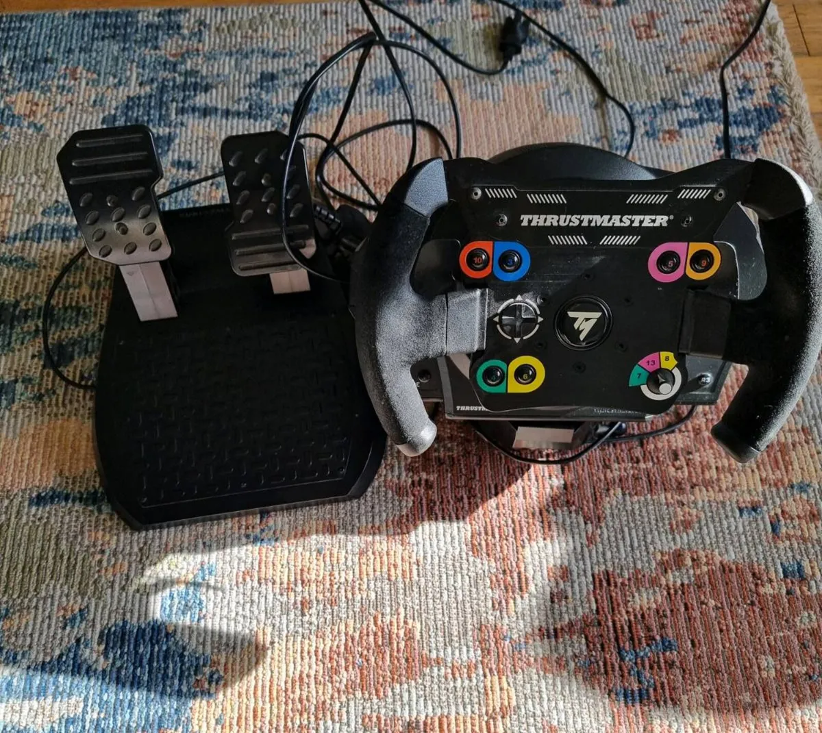 Thrustmaster Steering Wheel & Peddles - Image 1