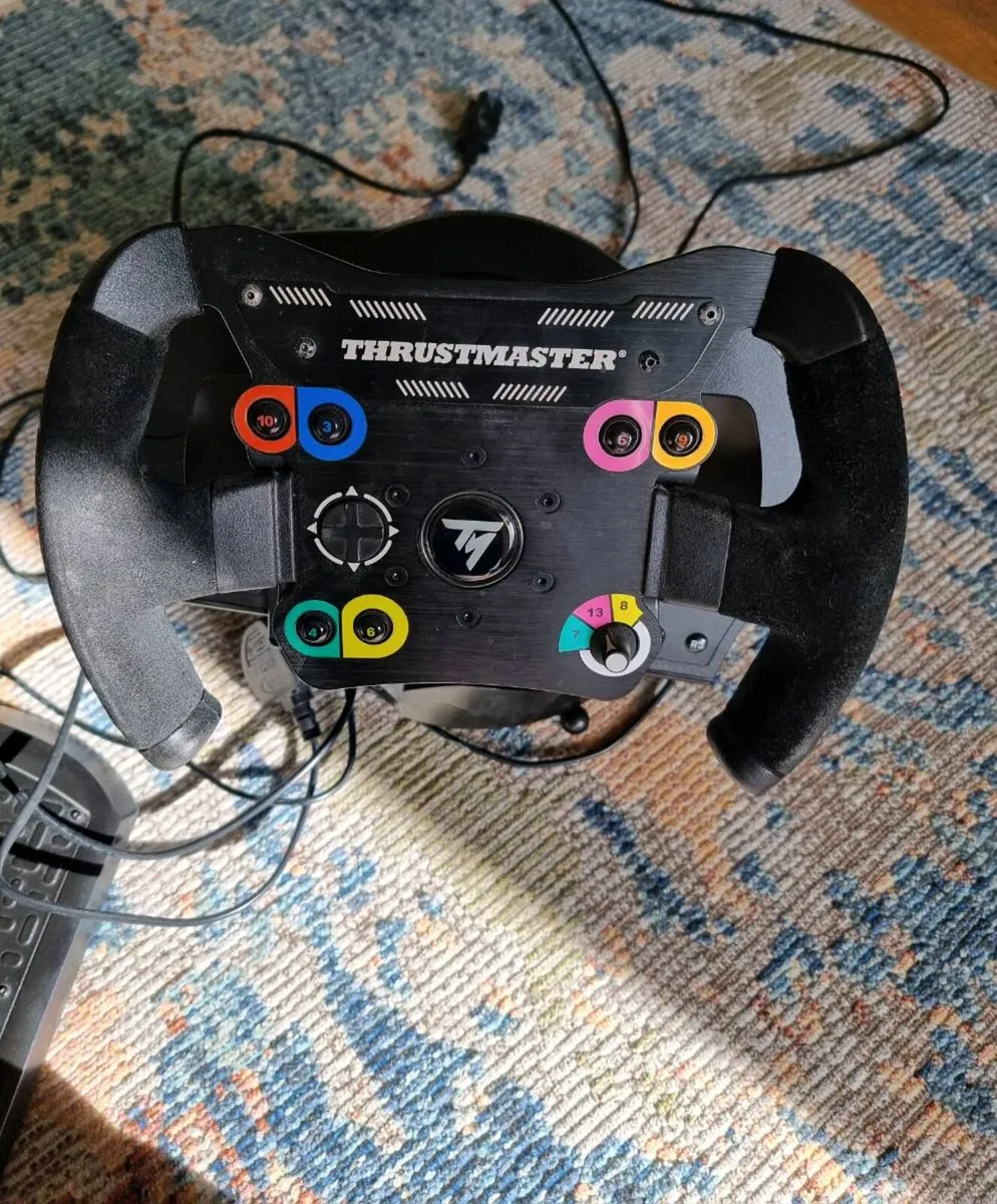 Thrustmaster Steering Wheel & Peddles - Image 2