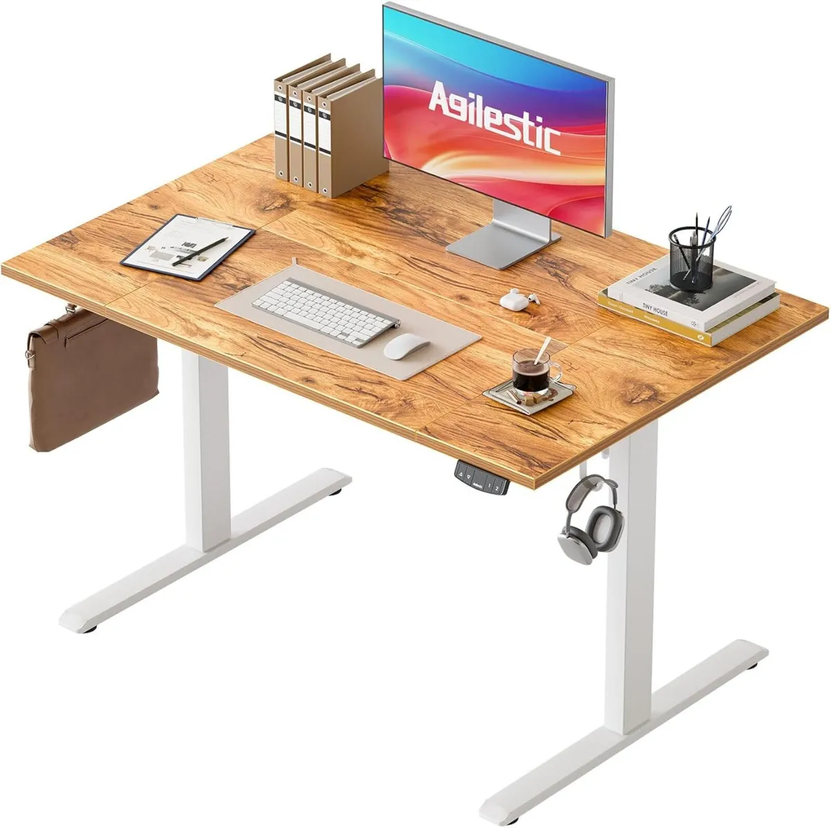 Height-Adjustable Electric Desk 120x80 cm - Image 1