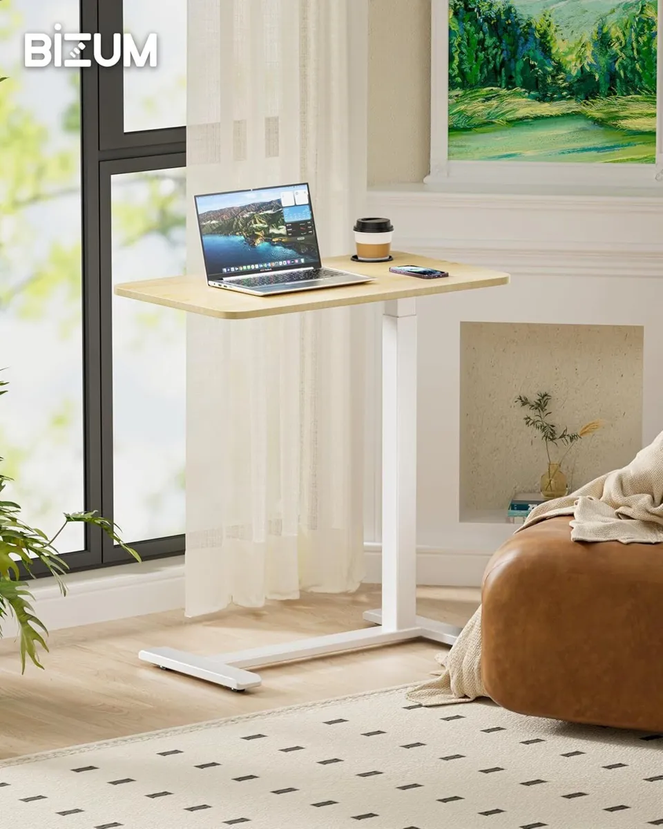 Adjustable Bedside Table with Swivel Hidden - Image 2