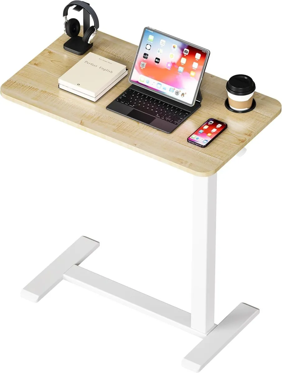 Adjustable Bedside Table with Swivel Hidden - Image 1