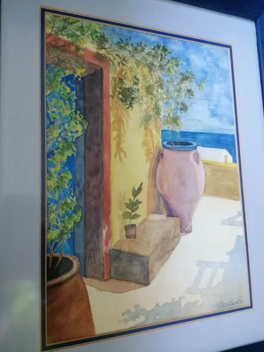 Mediterranean Morning - Original Watercolour - Image 3