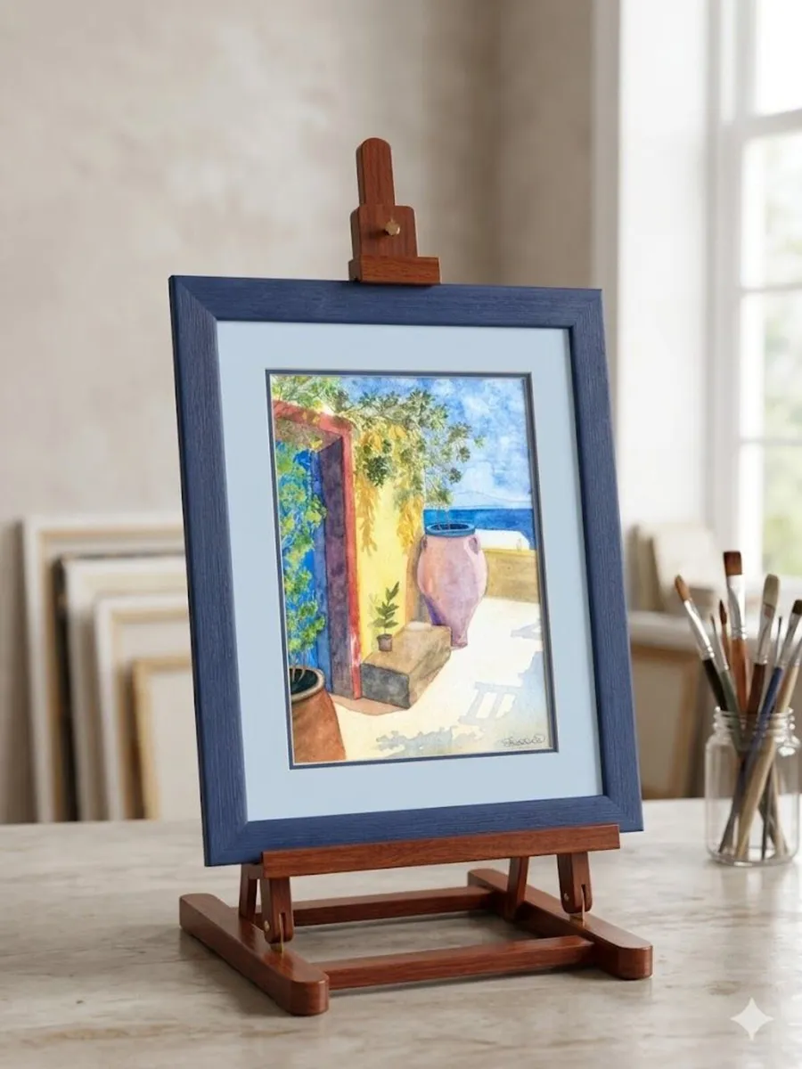 Mediterranean Morning - Original Watercolour - Image 1