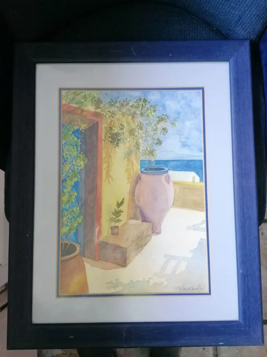 Mediterranean Morning - Original Watercolour - Image 4