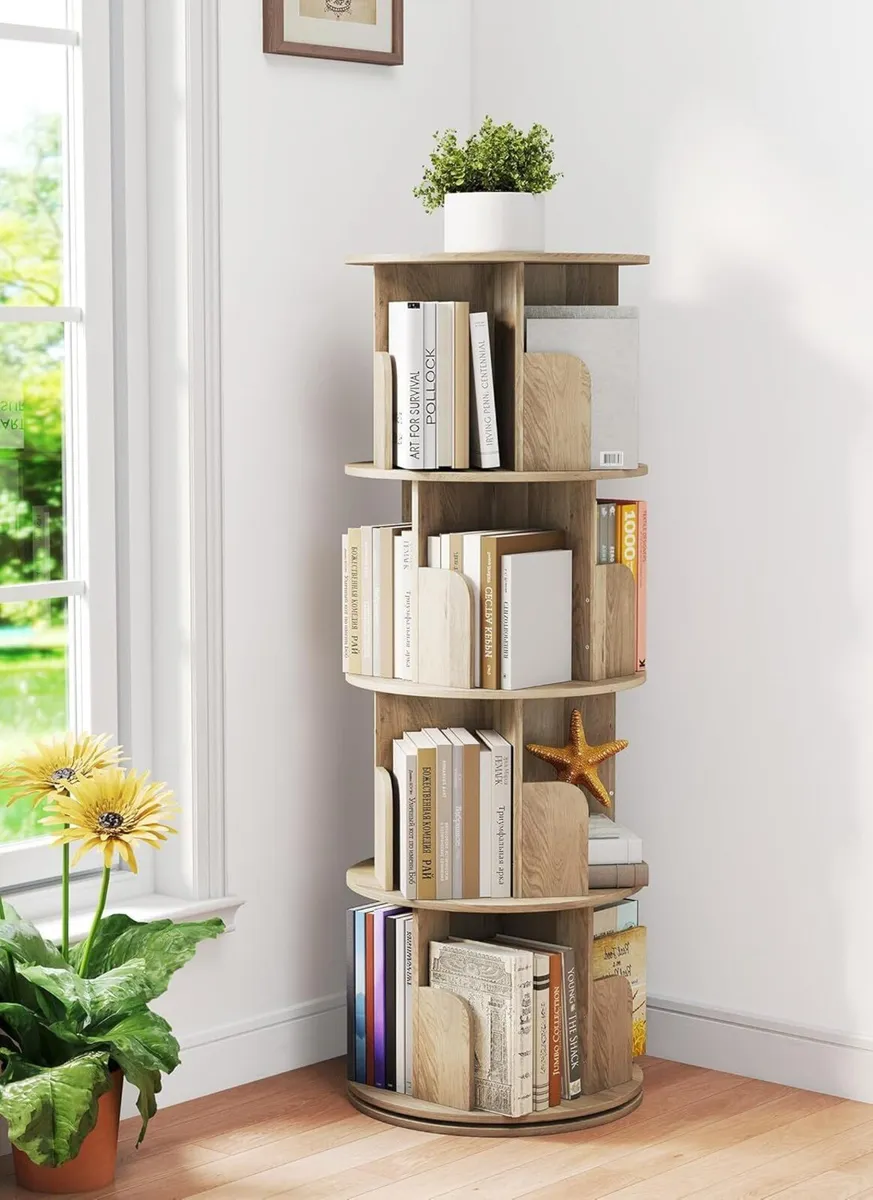 Rotating Bookshelf 360degrees revolving bookcase - Image 1