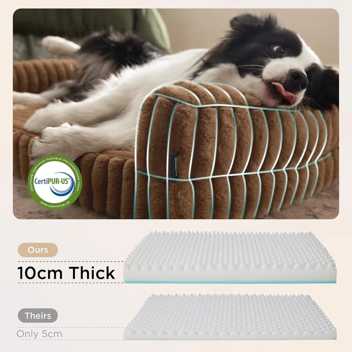Orthopedic Dog Beds Large - 122x89x20cm Waterproof - Image 3