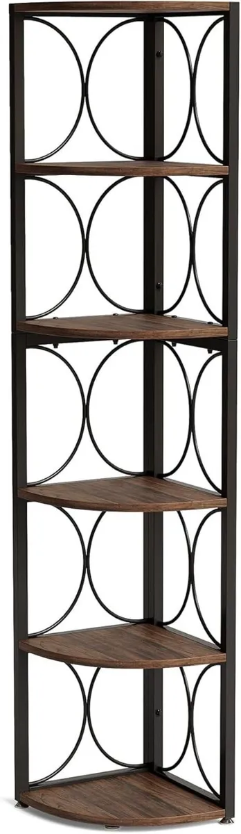 66.9 Corner Shelf Stand Ladder Etagere Display - Image 1
