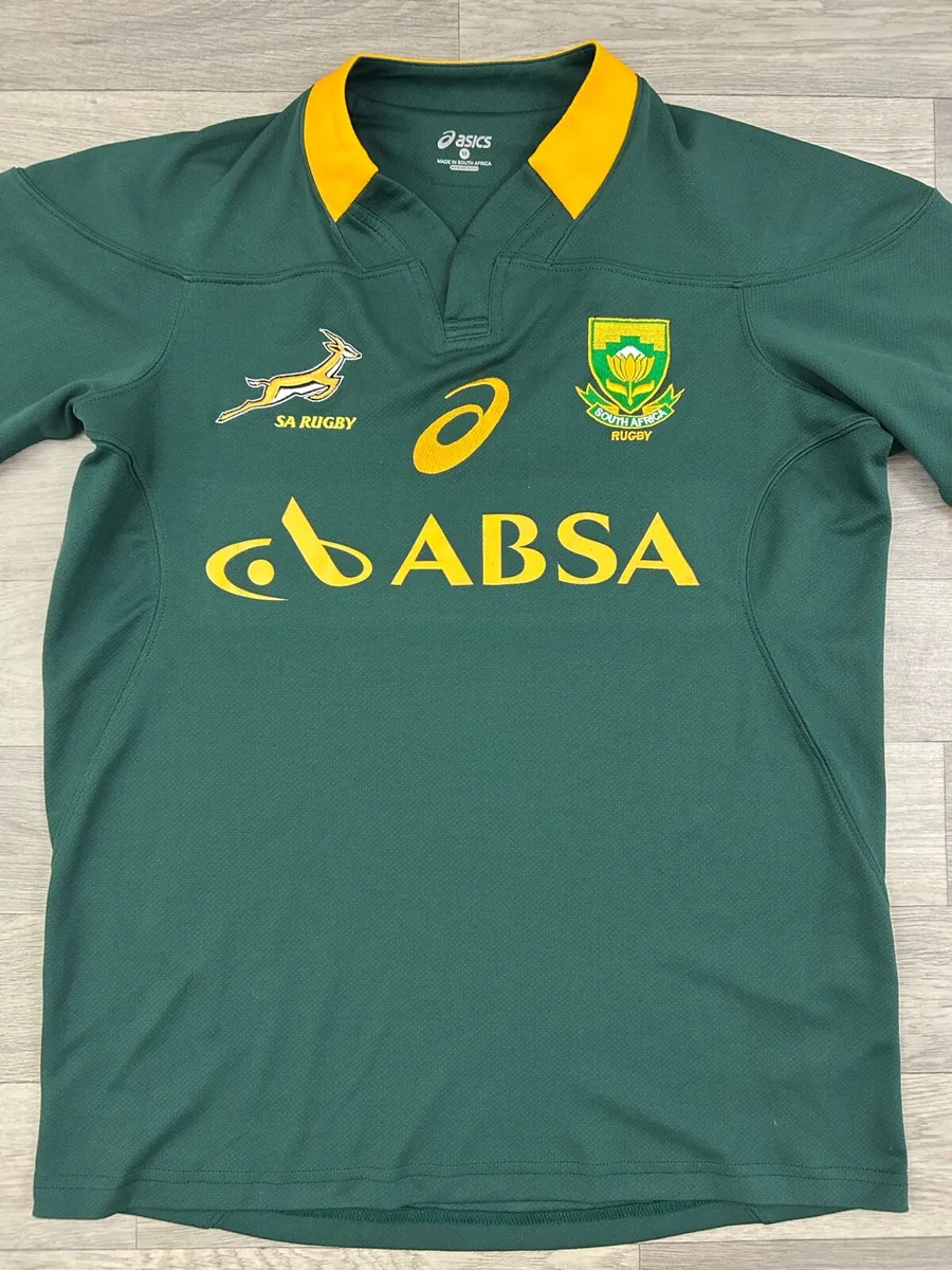 ASICS South Africa Rugby Jersey Shirt Mens Medium - Image 2