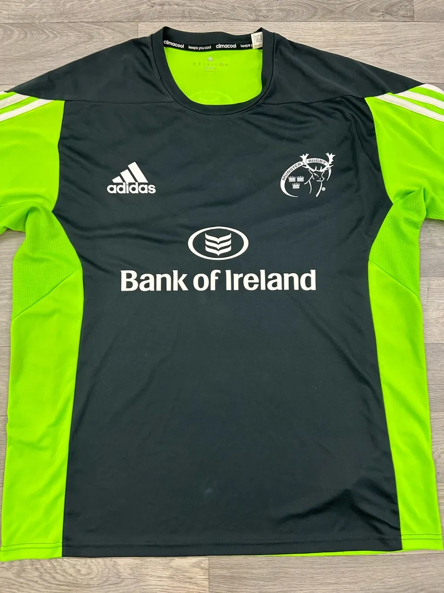Adidas Munster Rugby Training Jersey Shirt Mens XL - Image 2