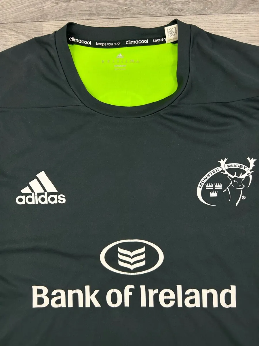 Adidas Munster Rugby Training Jersey Shirt Mens XL - Image 3