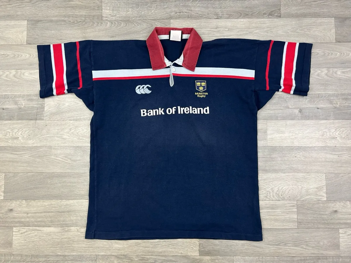 Vintage 2002 Canterbury Munster Rugby Jersey XXL - Image 1