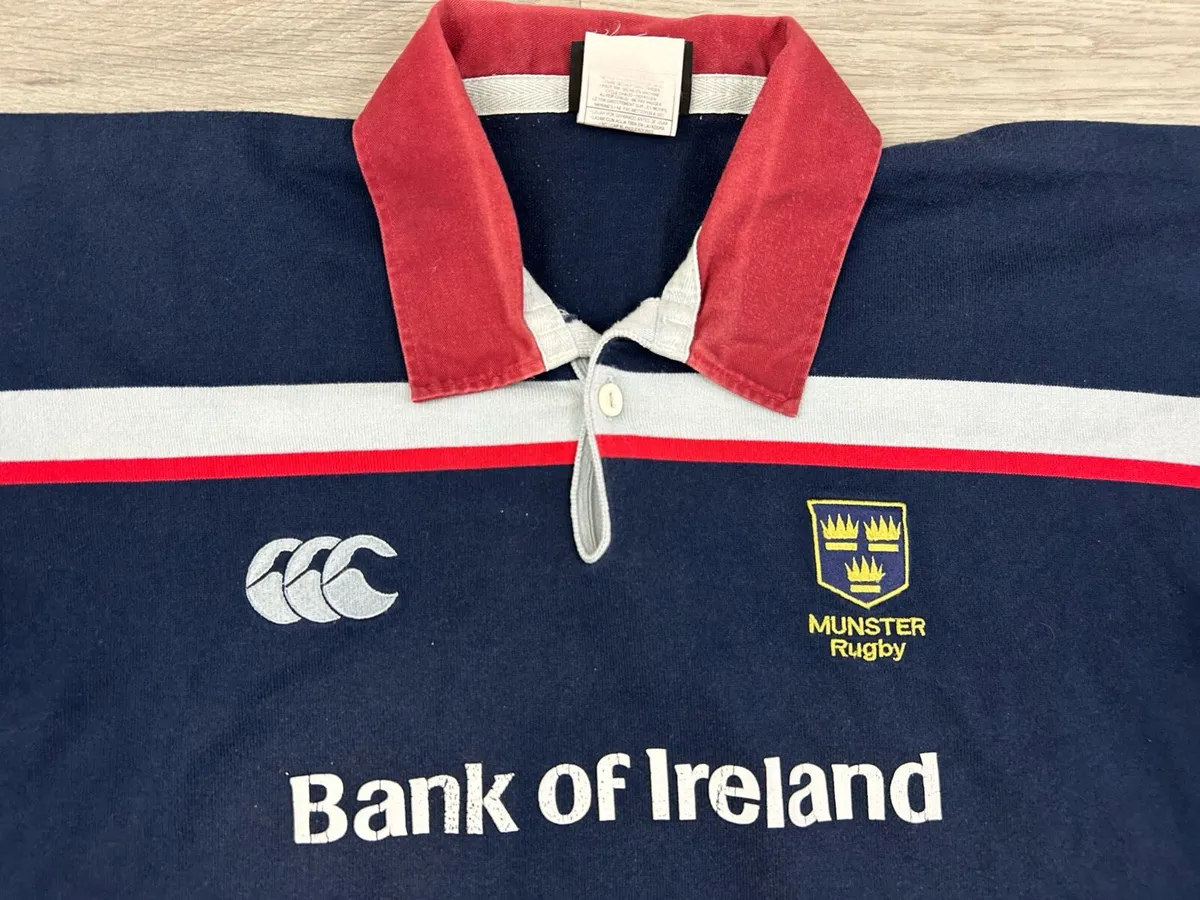 Vintage 2002 Canterbury Munster Rugby Jersey XXL - Image 3