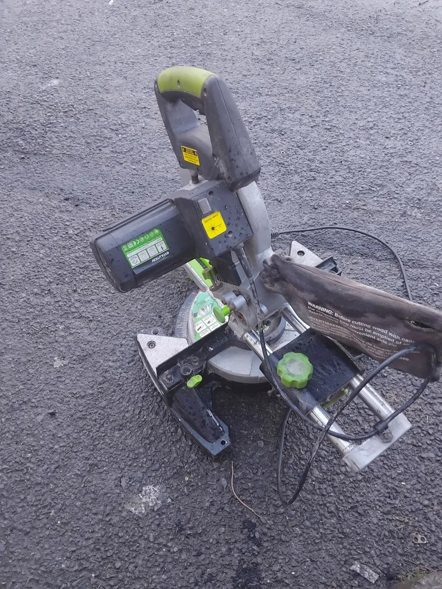 Big evolution chop saw working perfect priced - Image 4