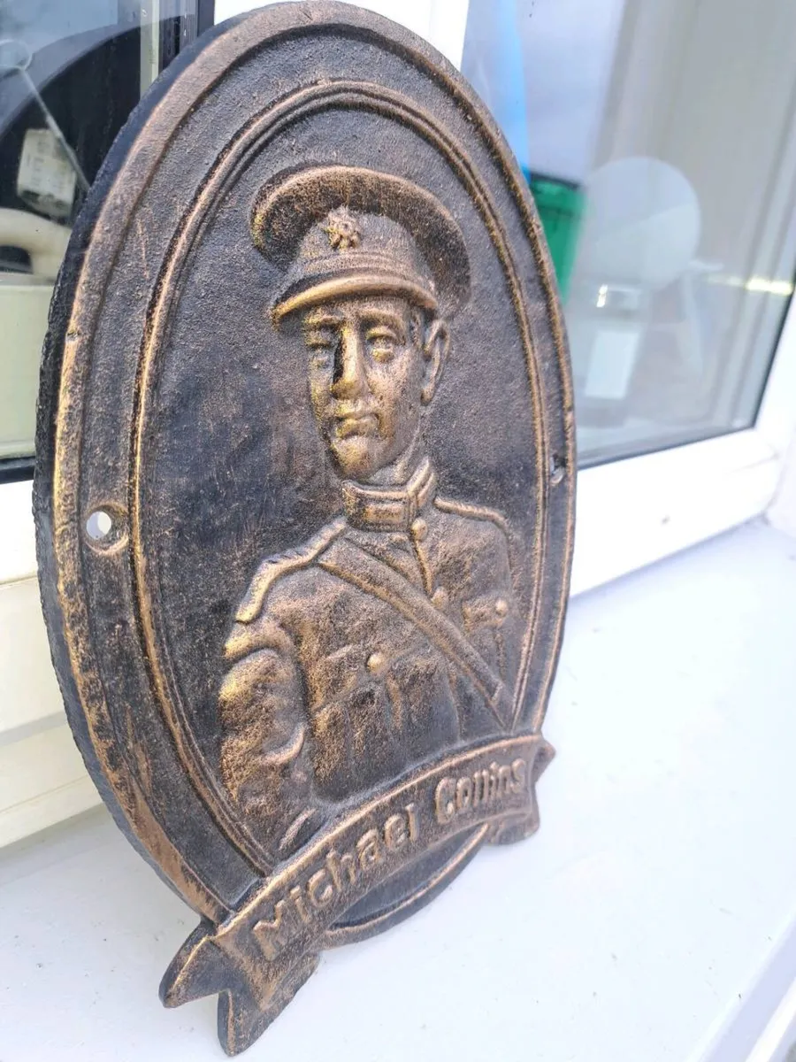 Michael Collins cast iron sign - Image 2