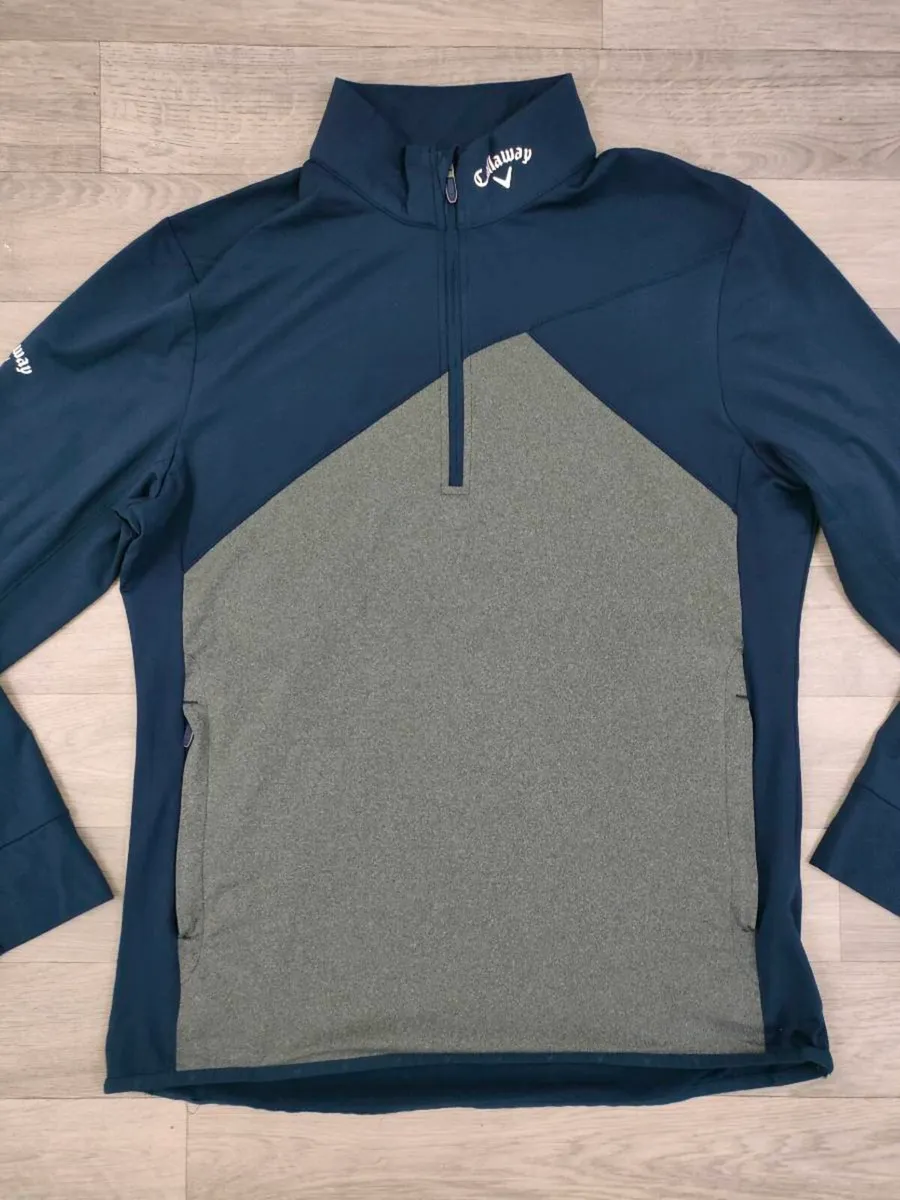 Callaway Golf Half Zip Jumper Mens Large - Image 2