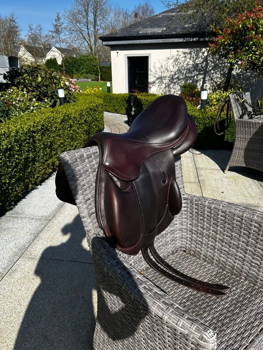 Devoucoux French Jump Saddle – Premium – Excellent - Image 3