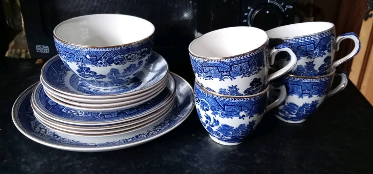Arklow Blue Willow Teaset - Image 1