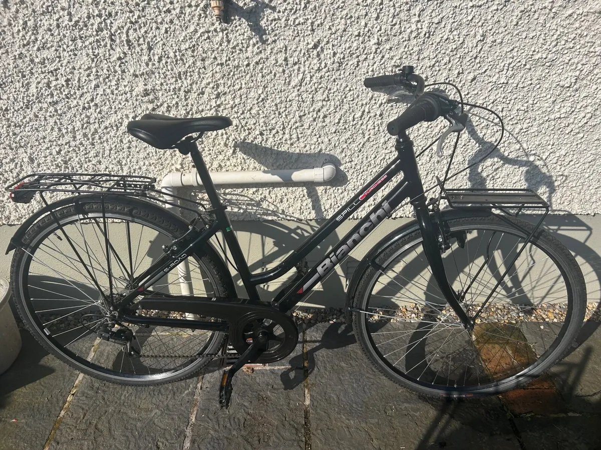 Eduardo Bianchi Bike, Helmet, & Lock - Image 1