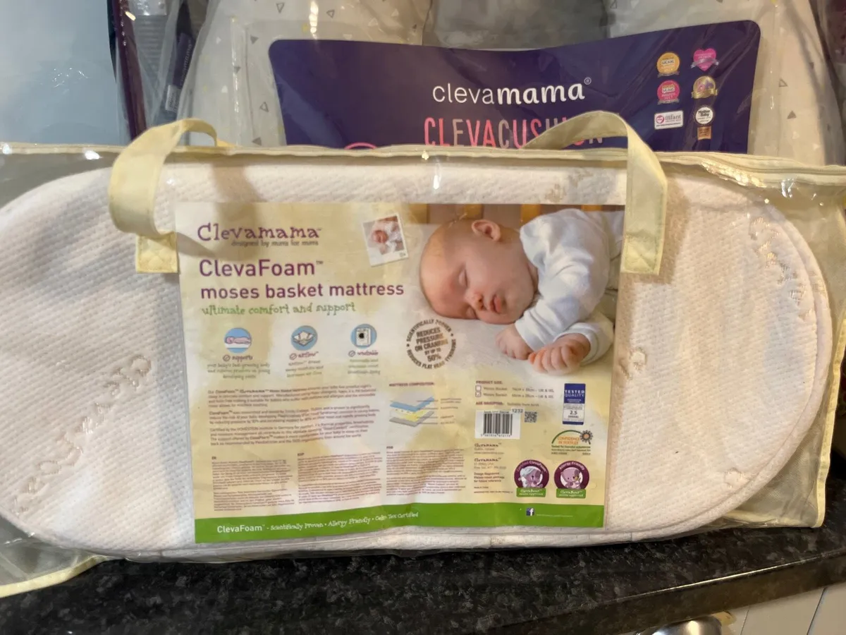 Clevamama clevafoam Moses basket mattress