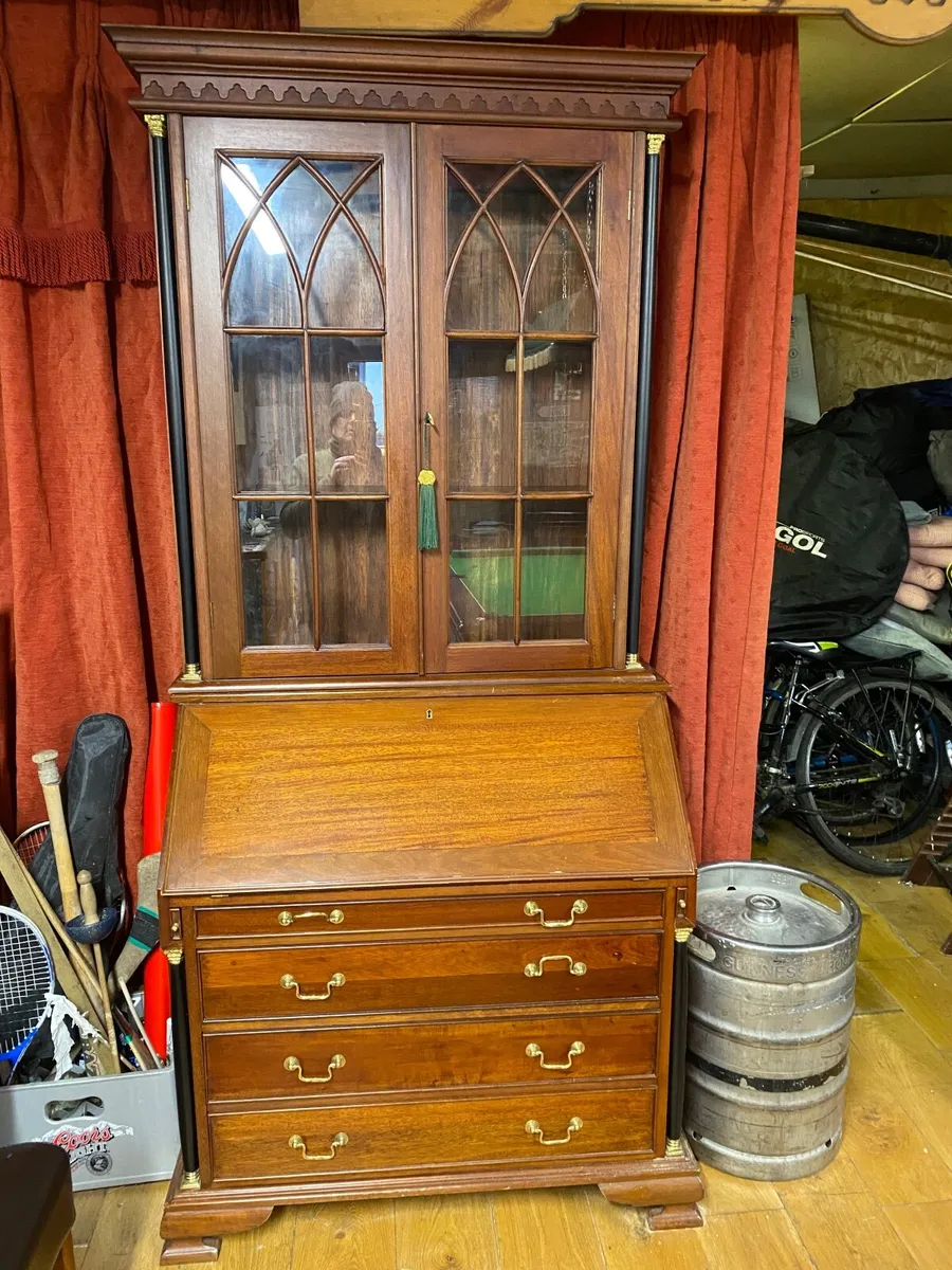 Writing desk and display cabinet cabinet - Image 2