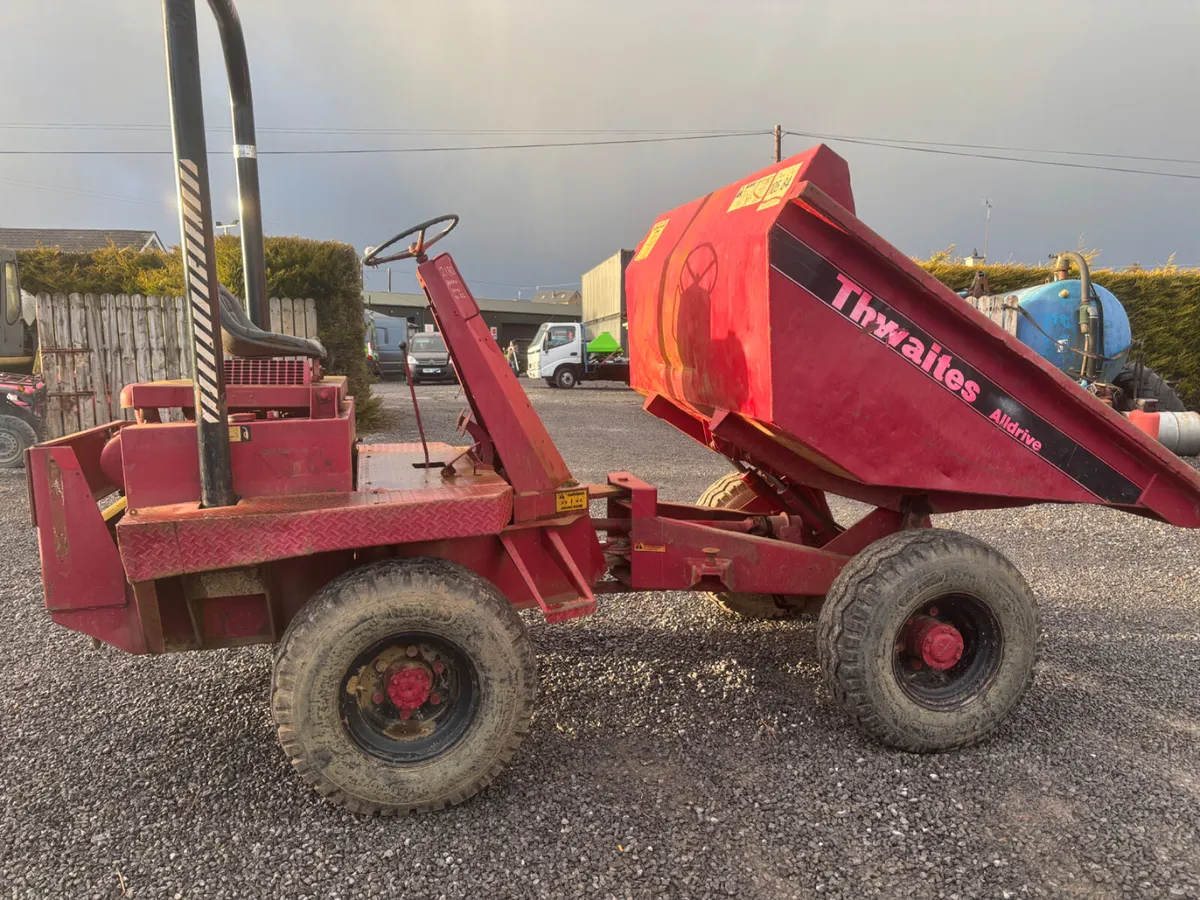 Thwaites 3 ton dumper - Image 1