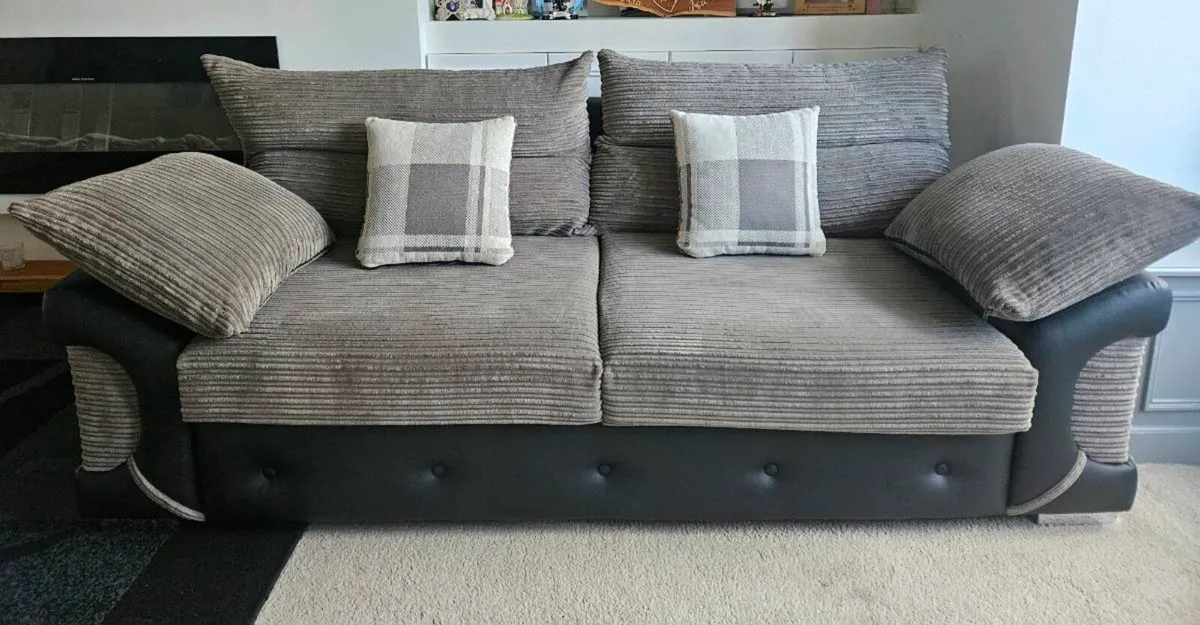 Sofa for sale with free armchair - Image 2