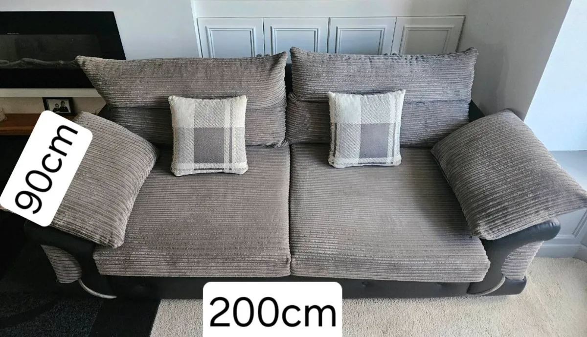 Sofa for sale with free armchair - Image 3